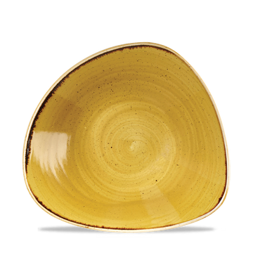Mustard Seed Triangle Bowl 23.5cm